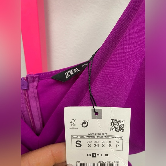 NWT Zara CUT OUT LONG JUMPSUIT Sz S - Picture 10 of 11